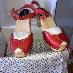 SWEDISH HASBEENS ❤️ HEART SANDAL size 37 EU (fits like 6.5 US)